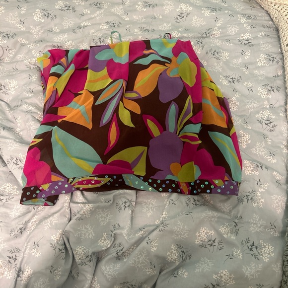 NWT Ideology Floral 70s dress women’s size 10 - Picture 4 of 8